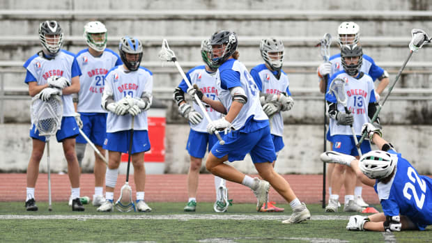 Oregon high school boys lacrosse 2022 all star game Taylor Balkom 31